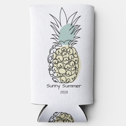 koelere ananas seltzer blikjeskoeler (Voorkant)