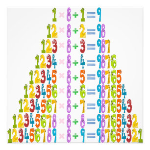 Koelere grappige Wiskunden Foto Afdruk