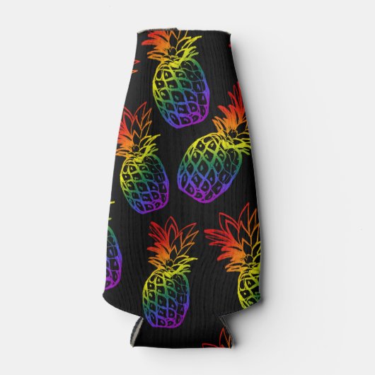 Koelere regenboogananas flesjeskoeler (Voorkant)