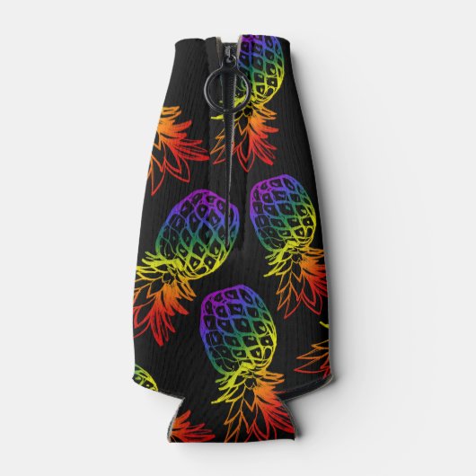 Koelere regenboogananas flesjeskoeler (Achterkant)