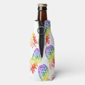 Koelere regenboogananas flesjeskoeler (Fles Achterkant)