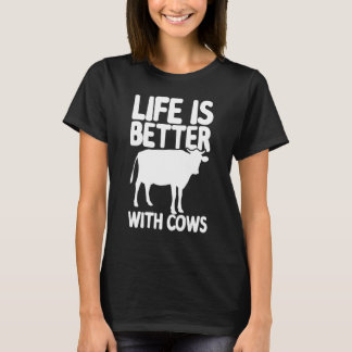 Koeleven Is Beter Met Koeien T-shirt