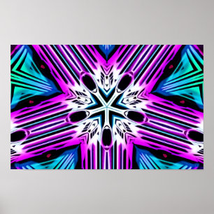 Koelfactor - Ken Gage Abstract Poster