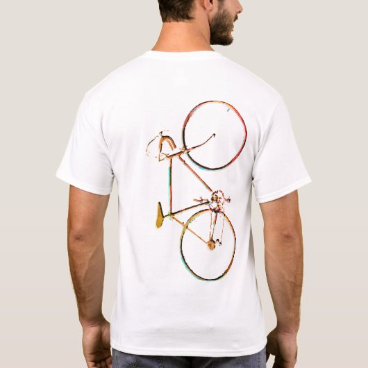 koelfiets.fiets voor stijlvolle fietsers t-shirt (Achterkant)