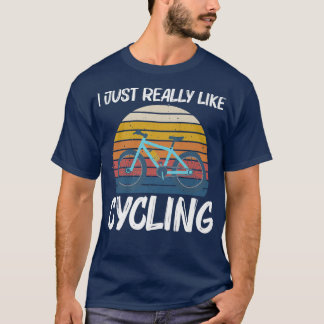 Koelfietsontwerp voor vrouwen die fietsen C T-shirt