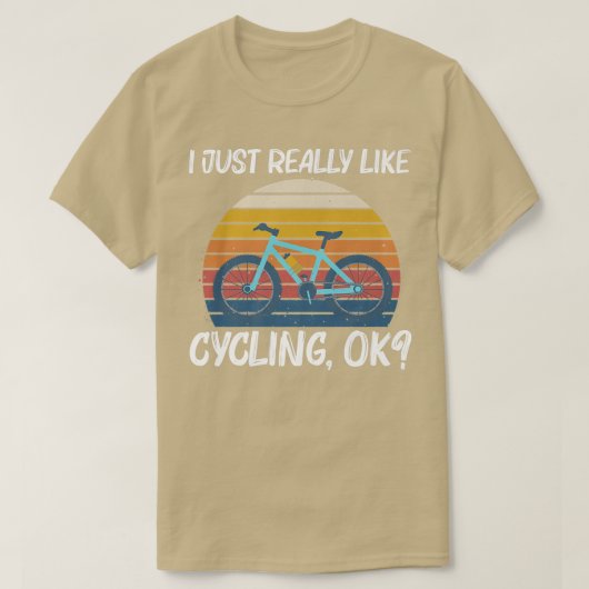 Koelfietsontwerp voor vrouwen die fietsen C T-shirt (Design voorkant)