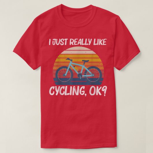 Koelfietsontwerp voor vrouwen die fietsen C T-shirt (Design voorkant)