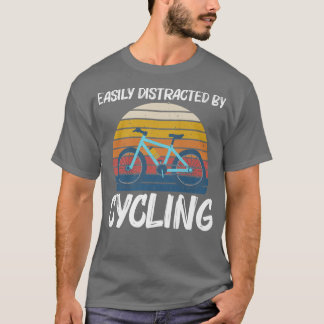 Koelfietsontwerp voor vrouwen die fietsen C T-shirt