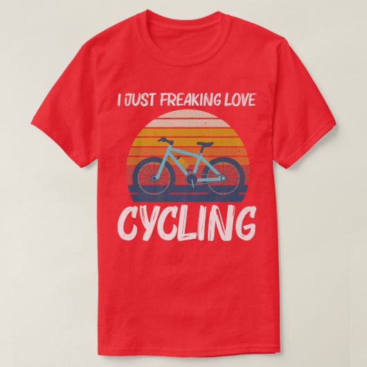 Koelfietsontwerp voor vrouwen die fietsen C T-shirt (Design voorkant)