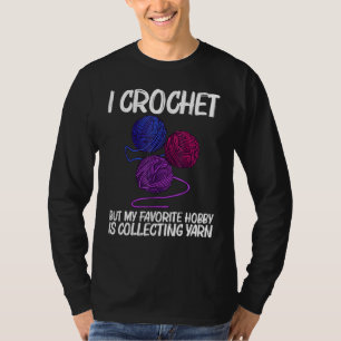 Koelgaren voor mannen Crocheter Knit Knitt Cr T-shirt