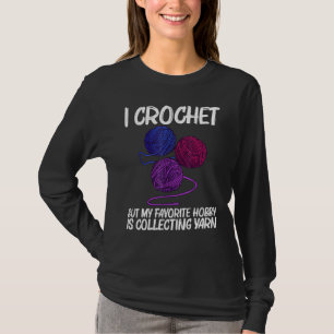 Koelgaren voor mannen Crocheter Knit Knitt Cr T-shirt
