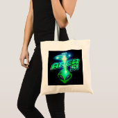 Koelgebied 51 Alien ruimteschip Tote Bag (Voorkant (product))