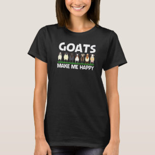 Koelgeit voor mannen Boerderij tamme geit 18 T-shirt