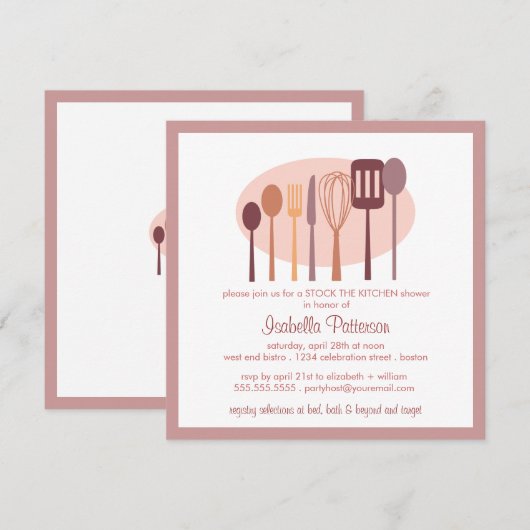 Koelgereedschap Voorraadvoorraad KeukenVrijgezelle Kaart (Voorkant / Achterkant)