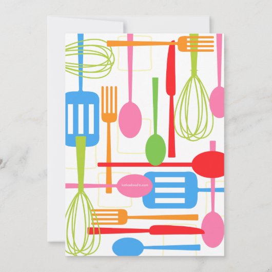 Koelgereedschap Voorraadvoorraad KeukenVrijgezelle Kaart (Achterkant)