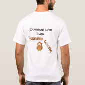 Koelgezin en huisdieren t-shirt (Achterkant)