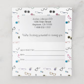 Koelglazen en contactpersonen Oogzorg Afsprakenkaart (Binnenkant ongevouwen)