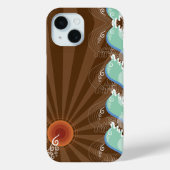 Koelgolven Tropische zomer Zonnestrips Beach Case-Mate iPhone Case (Achterkant)