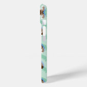 Koelgolven Tropische zomer Zonnestrips Beach Case-Mate iPhone Case (Achterkant / Links)