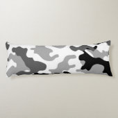 Koelgrijze Camo Bodykussen Lichaamskussen (Achterkant)