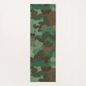 Koelgroene camouflage yogamat (Achterkant)