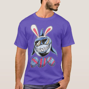 Koelhaai met paaseieren en gespleten oorlogen t-shirt