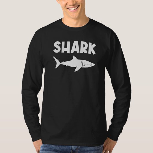 Koelhaai voor mannen Geweldige megalodon vis T-shirt (Voorkant)