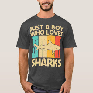 Koelhaaienontwerp voor Kinder jongens in de haaien T-shirt