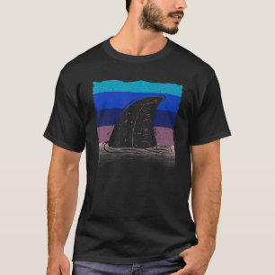 Koelhaaienvinnen voor mannen Vrouwen haaienhaaien T-shirt