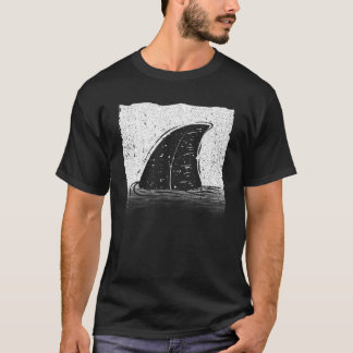 Koelhaaienvinnen voor mannen Vrouwen haaienhaaien T-shirt