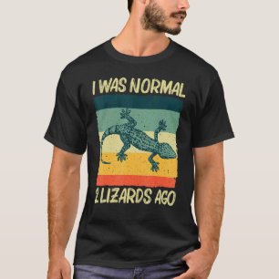 Koelhagedis voor mannen Reptiel Animal Lizard 1 T-shirt