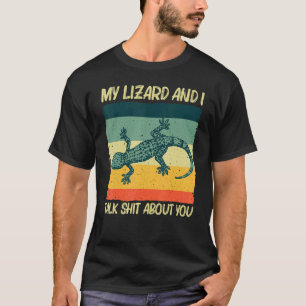 Koelhagedis voor mannen Reptiel Animal Lizard T-shirt