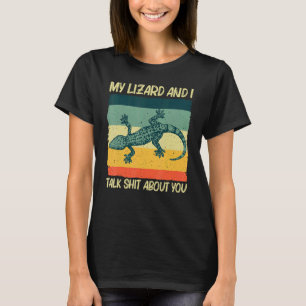 Koelhagedis voor mannen Reptiel Animal Lizard T-shirt
