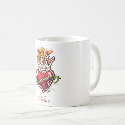 Koelhart met mok van kroontattoo (Voorkant rechts)