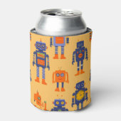 Koelheid met unieke robots blikjeskoeler (Blikje Voorkant)