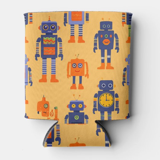 Koelheid met unieke robots blikjeskoeler (Voorkant)