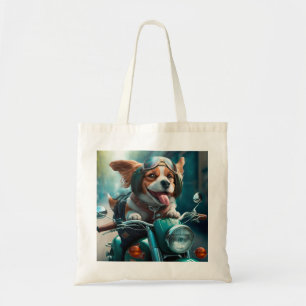 Koelhondenbiker, schattige canvas tas van de rijde