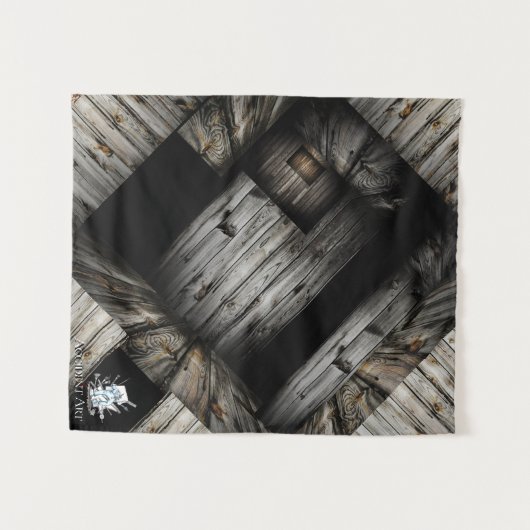 Koelhouten constructie Tapestry Wandkleed (Voorkant (horizontaal))