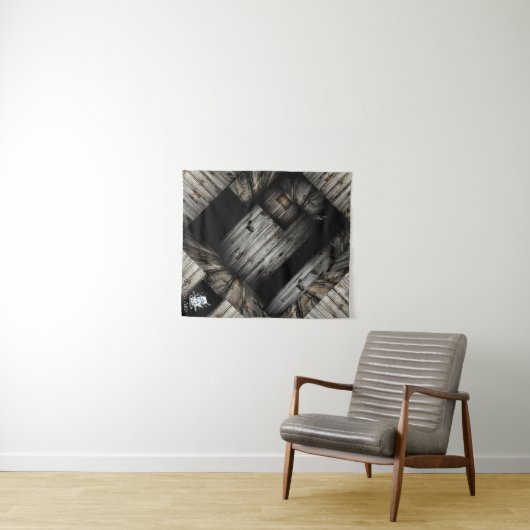 Koelhouten constructie Tapestry Wandkleed (In Situ (horizontaal))