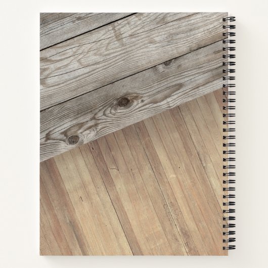 Koelhoutextuur Notitieboek (Achterkant)