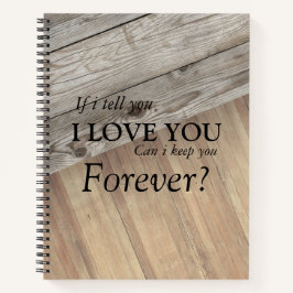 Koelhoutextuur Notitieboek