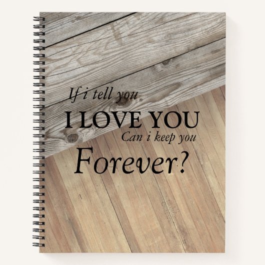 Koelhoutextuur Notitieboek (Voorkant)