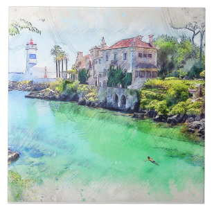 Koeling in Cascais, Portugal Tegeltje