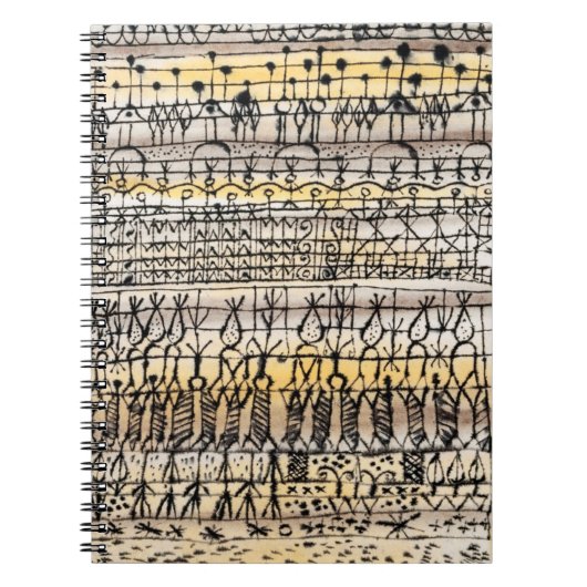 Koeling in een hete tuin' (1924) door paul klee notitieboek (Voorkant)