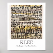Koeling in een hotzone tuin door Paul Klee Poster (Voorkant)