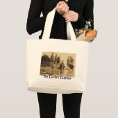 Koeling uit, "De nieuwste Mode"-aanvalstrips Grote Tote Bag (Voorkant (product))