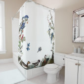 Koeling van het vogelwolkengordijn in het wild van douchegordijn (In situ)