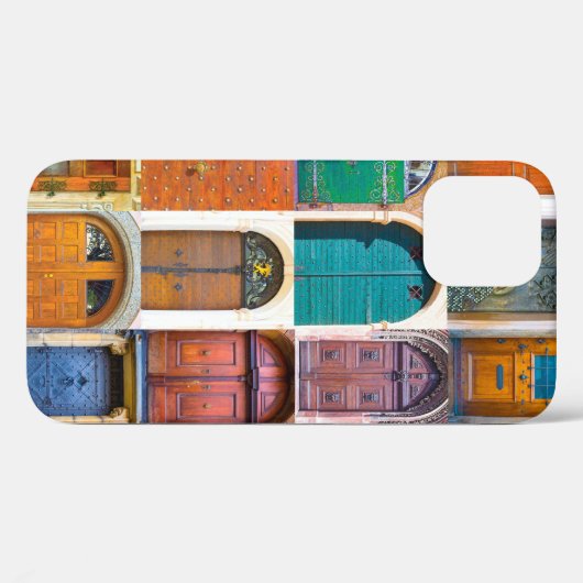 Koeling van middeleeuwse voordeuren in Praag, Tsje Case-Mate iPhone Case (Achterkant (horizontaal))