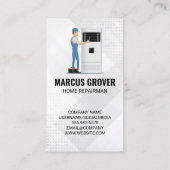 Koelkast | Apparaten reparateur Visitekaartje (Achterkant)