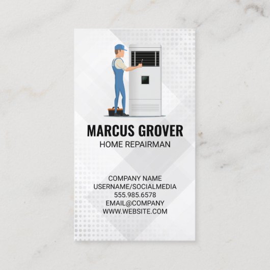 Koelkast | Apparaten reparateur Visitekaartje (Achterkant)